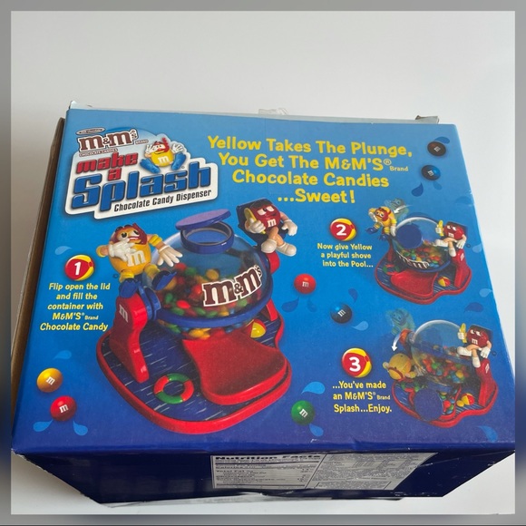 M&M's Vintage Make A Splash Chocolate Candy Dispenser - Picture 5 of 6